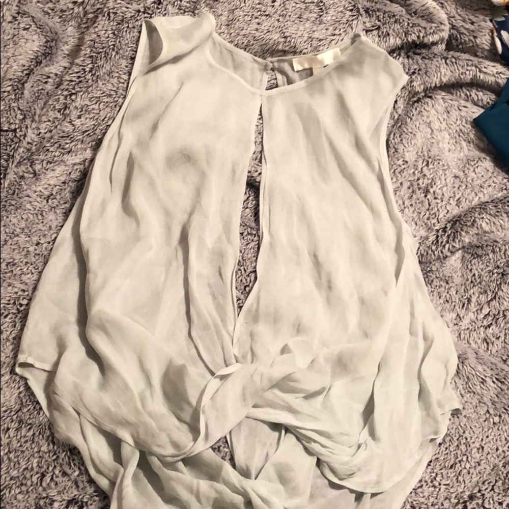 Sheer dressy shirt